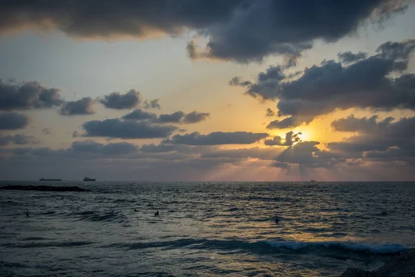 Beautiful Landscape Sea Sunset — Stock Photo, Image