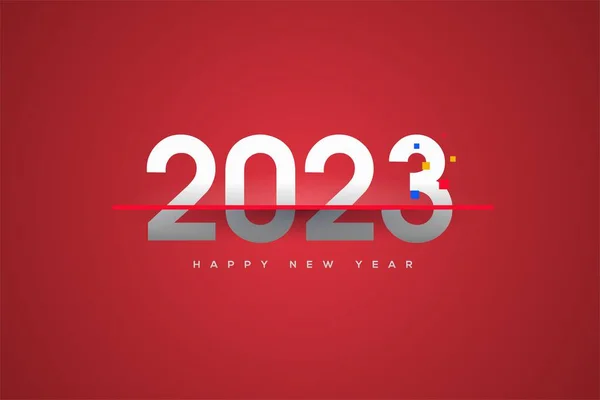 Идея Дизайна Новогодних Открыток Новым 2023 Годом — стоковое фото