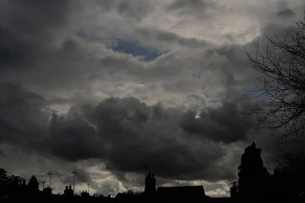 Chmurne Niebo Deszczowy Dzień — Zdjęcie stockowe