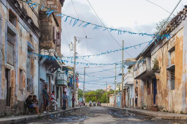 Widok Dzienny Marina Marginal Najbardziej Niebezpieczne Dzielnicy Matanzas Kuba — Zdjęcie stockowe