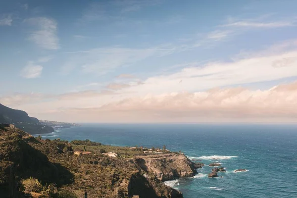 Uma Bela Foto Uma Costa Insular Tenerife Ilhas Canárias — Fotografia de Stock