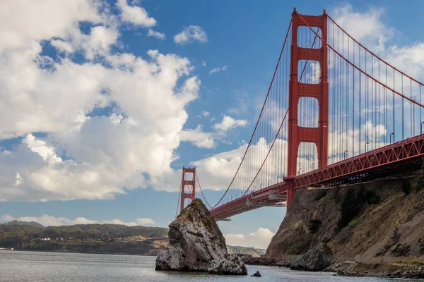 Una Hermosa Toma Del Puente Golden Gate San Francisco Día — Foto de Stock