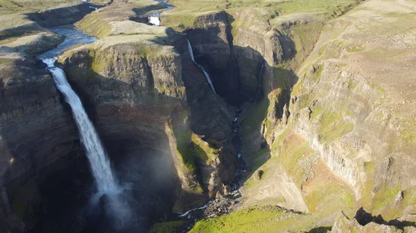 아이슬란드의 하이포스 위에서 촬영한 — 스톡 사진