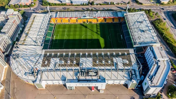 Drone Dello Stadio Norwich City Football Club — Foto Stock