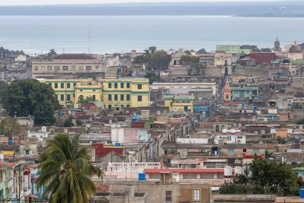 Вид Воздуха Центр Города Матансас Мрачный День Куба — стоковое фото