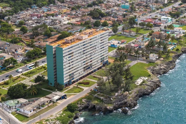 Luftaufnahme Der Gebäude Und Des Meeres Matanzas Kuba — Stockfoto
