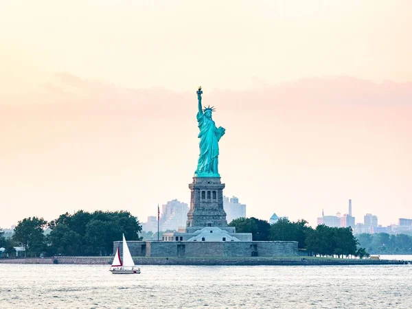 Statue Liberty Seen Upper Bay New York City United States — Stock Photo, Image