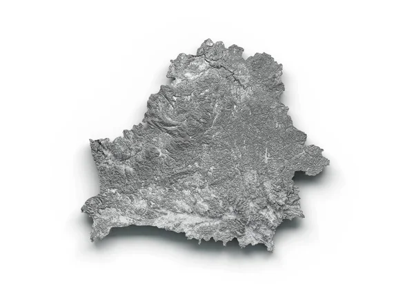 Beyaz Bir Arkaplan Karşısında Eski Grafik Biçiminde Bir Belarus Haritasının — Stok fotoğraf