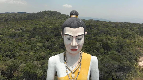 Повітряний Вид Статуї Сидячого Будди Кампот Камбоджа — стокове фото