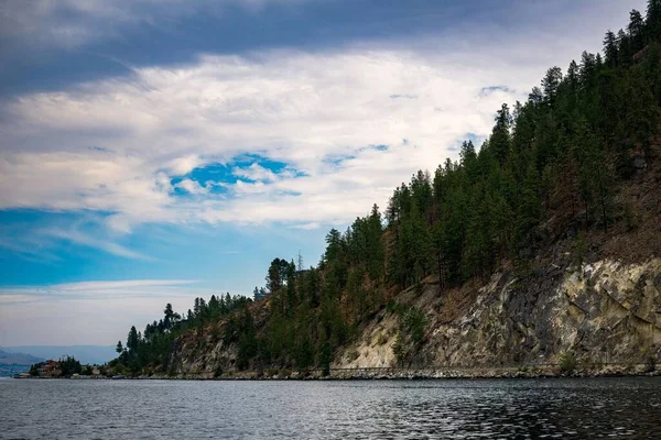 Ein Schöner Blick Auf Das Ufer Des Sees Chelan — Stockfoto