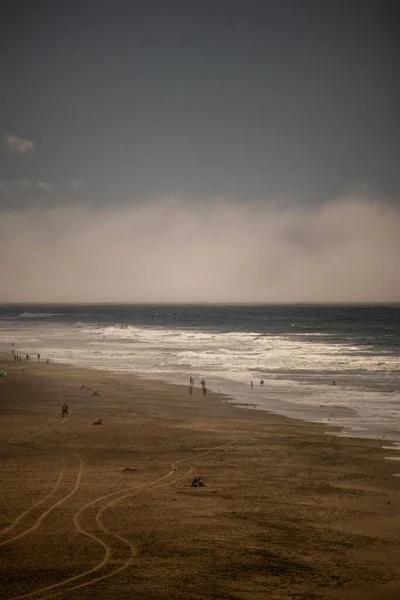 Függőleges Felvétel Strandról San Francisco Kalifornia Usa — Stock Fotó