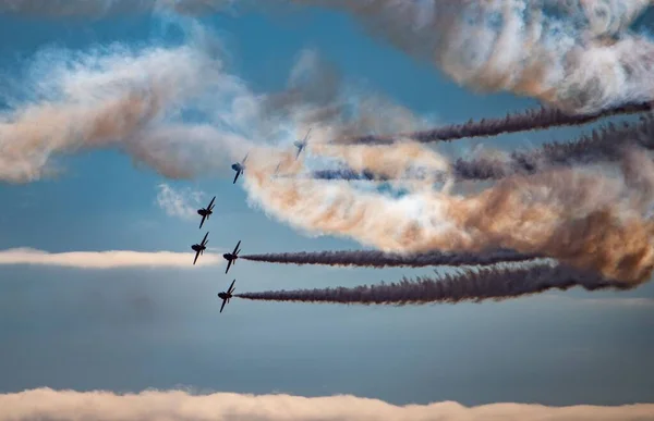 Red Arrows Swansea Airshow 2022 — Stock Photo, Image