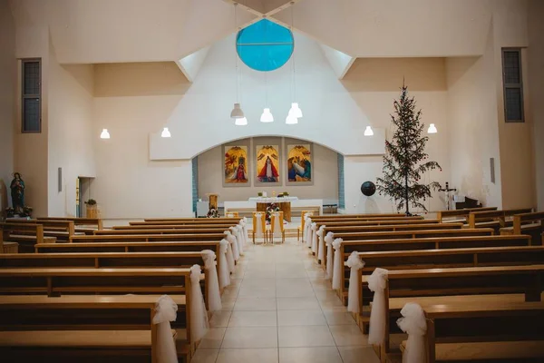 Una Vista Interior Isla Una Iglesia —  Fotos de Stock
