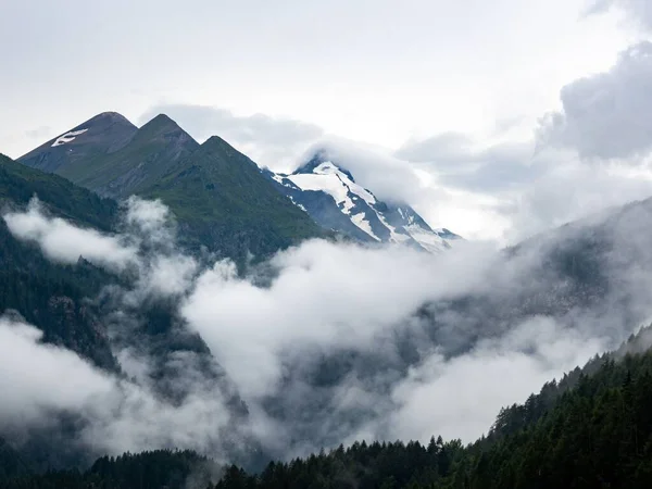 Schöne Aufnahme Der Hochalpinen Großglocknerlandschaft Nationalpark Hohe Tauern — Stockfoto