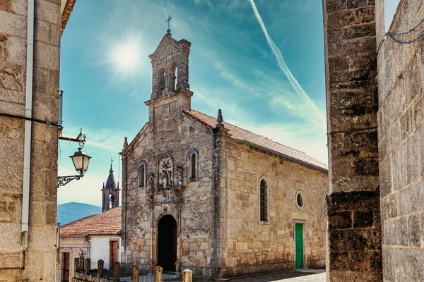 Die Kapelle Der Barmherzigkeit Und Ihre Alten Ziegel Tui Pontevedra — Stockfoto