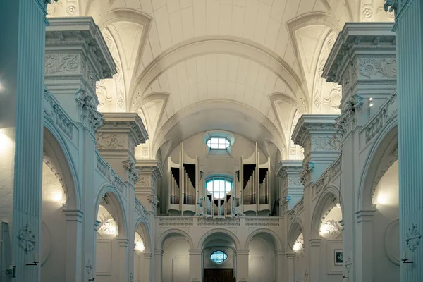 Interior Iglesia Universitaria Friburgo Brisgovia — Foto de Stock