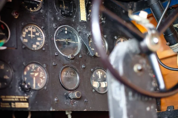 Крупный План Старых Сооружений Частей Самолета Музее Авиации Синтра Португалия — стоковое фото