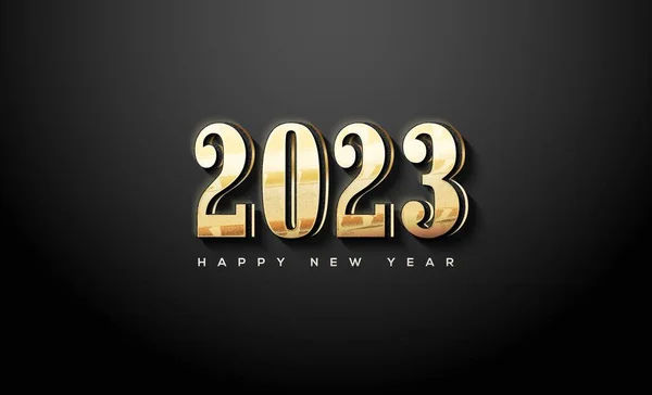 Ilustrace Klasického Čísla 2023 Pro Oslavu Nového Roku — Stock fotografie