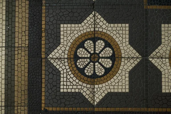Antiguo Mosaico Pared Iglesia Portugal Oporto — Foto de Stock