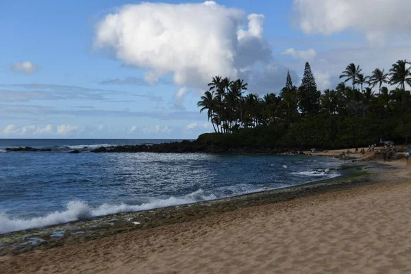 Ein Natürlicher Blick Auf Den Schönen Strand Und Die Insel — Stockfoto