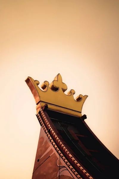 Krona Attraktion Solnedgången — Stockfoto