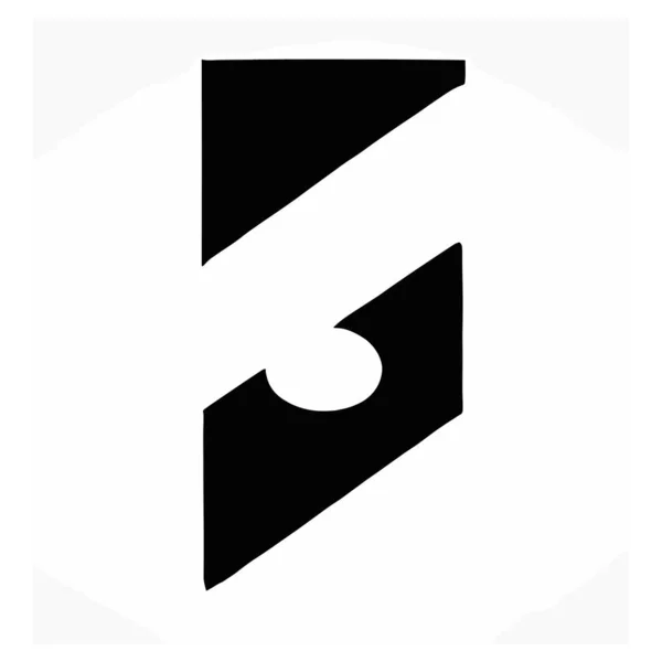 Uma Ilustração Vetorial Design Logotipo Para Negócios Mídia Empresas Marcas — Vetor de Stock