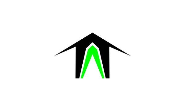 Логотип Агентства Недвижимости Белом Фоне — стоковый вектор