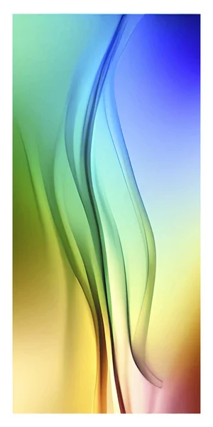 Eine Vertikale Vektorillustration Eines Abstrakten Hintergrundes Mit Lebendigen Regenbogenfarben — Stockvektor