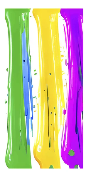 Vertikální Vektorová Ilustrace Abstraktního Pozadí Pulzujícími Duhovými Barvami — Stockový vektor
