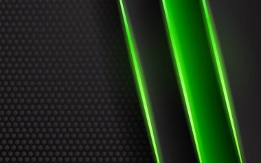 Yeşil çizgileri olan siyah arkaplan
