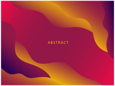 Renkli soyut dalgalar sorunsuzca akıyor