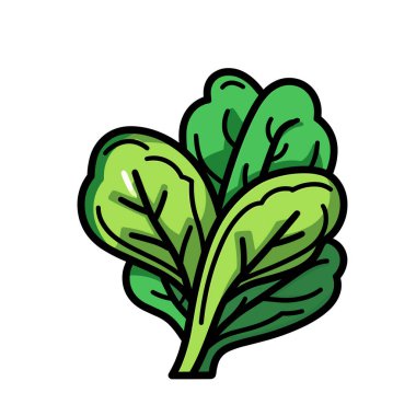 Detaylı dokuları olan yeşil yapraklı sebzeler.