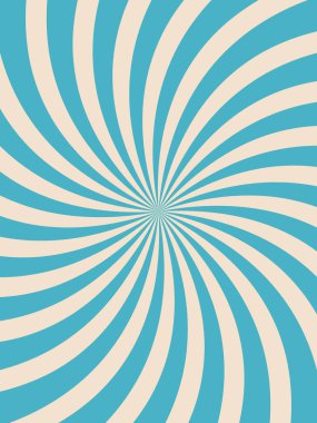 Alternatif mavi ve bej çizgili soyut spiral desen