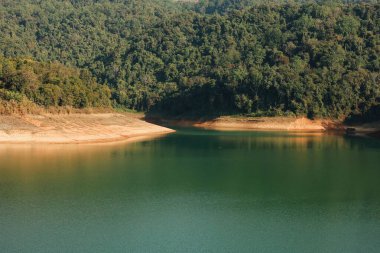 manzara doğa manzarası, göl ve orman
