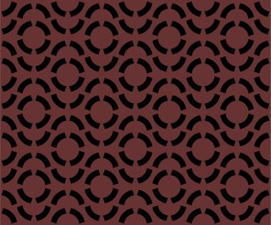 Çemberlerin ve şekillerin tekrarlanan deseni