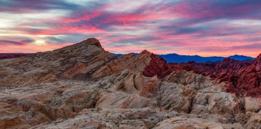 Ateş Vadisi, Nevada, ABD.