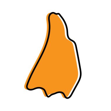 Myanmar vektör haritasının Ayeyarwady Bölgesi.