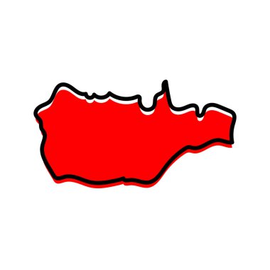 Cova-Lima Doğu Timor ülke haritası tasarımı.