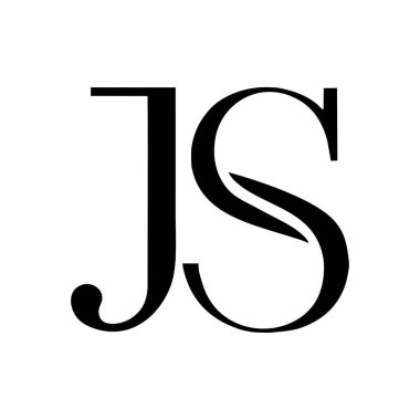 Stilize harfler J ve logo oluşturuyor