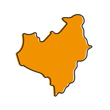 Sri Lanka vektör haritasının Anuradhapura ilçesi.