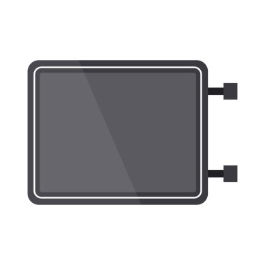 Bağlayıcıları olan siyah dikdörtgen elektronik aygıt