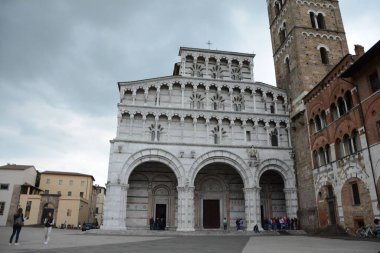Enice, İtalya 'daki San Marco Meydanı' nın güzel manzarası.