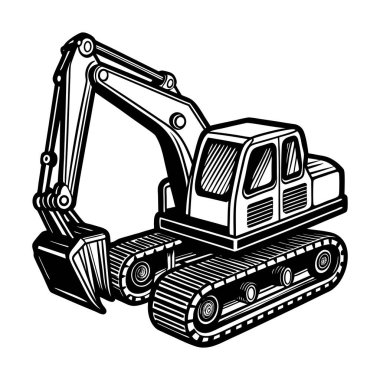 İzleri olan siyah beyaz kazıcı