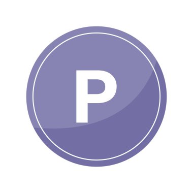 parking web icon vector illustration