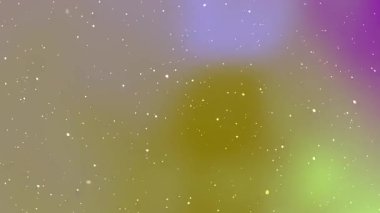 Renkli Gradyan Arkaplan Döngüsünde Yüzen Parçacıklar