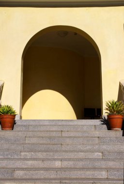 Saksı bitkileriyle kemer yoluna çıkan adımlar.