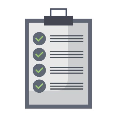 Tamamlanmış kontrol listesi ögelerini gösteren pano