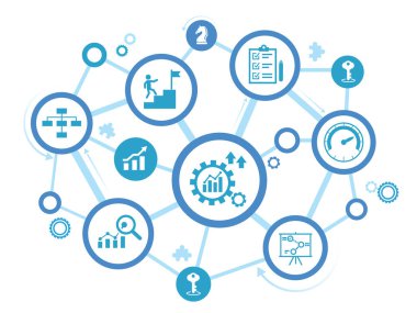 Sürdürülebilirlik geliştirme ve Küresel Yeşil Endüstri İş Konsepti için şablon tasarımı, EPS 10 Vektör illüstrasyonu