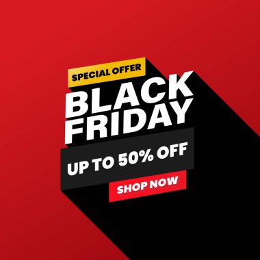 Kara Cuma bayrak şablon tasarımı