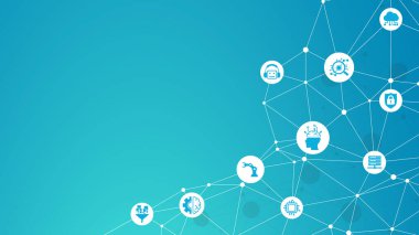 Yapay zeka teknolojisi, yapay zeka. Yapay zeka ikonu ayarlandı. Makine öğrenimi, veri bilimi, yapay zeka, sanal asistan, üretken yapay zeka, teknoloji, Turing testi ve daha fazlasını içerir.